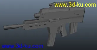 3D打印模型复合式冲锋枪的图片