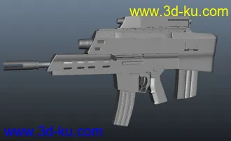 3D打印模型复合式冲锋枪的图片