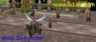 3D打印模型某3D网络游戏场景角色----------第一弹的图片