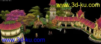 3D打印模型某3D网络游戏场景角色----------第一弹的图片