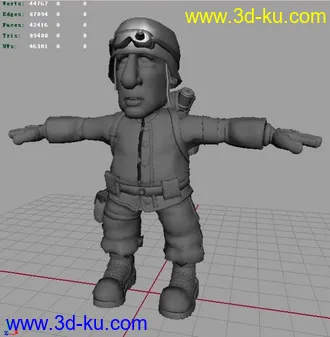 3D打印模型二战卡通士兵 喜欢的马上下载哦不容错过的图片