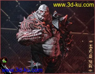 3D打印模型Dominance War2（全球游戏美术大赛）第一名ZBrush原始工程文件。的图片