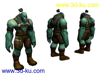 3D打印模型魔兽 兽人~的图片