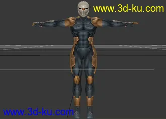 3D打印模型Cyborg Gray Fox的图片