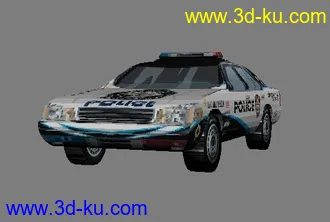 3D打印模型警车的图片