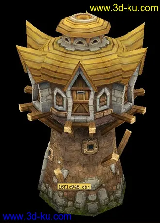 3D打印模型某3D网络游戏场景角色----------第二波的图片