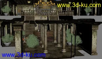 热烈庆祝建党90周年，模型大放送-----酒店大堂附带大堂经理的图片