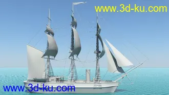 3D打印模型帆船的图片