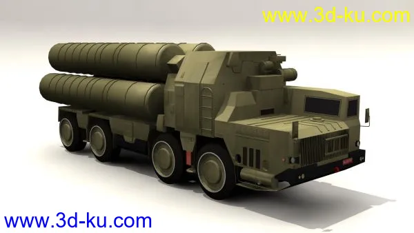 S-300地空导弹发射车模型的图片1