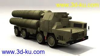 3D打印模型S-300地空导弹发射车的图片