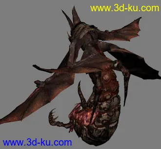 3D打印模型没见过蝙蝠，更没见过这么大的，居然又这么恶心，真恶心。的图片
