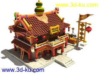 3D打印模型2.5D游戏场景的图片
