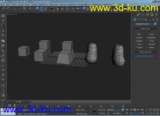 3D打印模型简单的游戏脚的制作过程  方便调用的图片