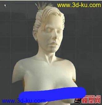 3D打印模型细致女人体的图片