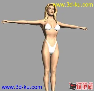 3D打印模型细致女人体的图片