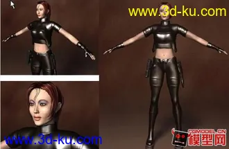 3D打印模型细致女人体的图片