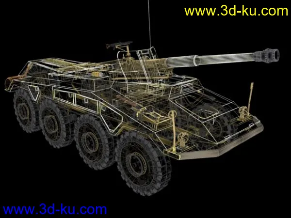 二战系列-max格式德国Sd.KFZ.243模型的图片1