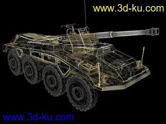 3D打印模型二战系列-max格式德国Sd.KFZ.243的图片