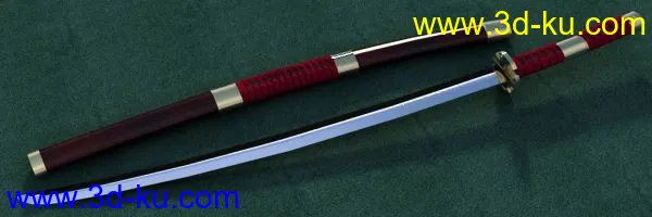 海贼王_罗罗诺亚·索隆的四把刀以及数把日本刀模型的图片6