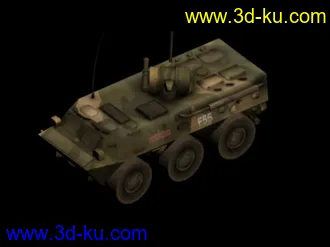 3D打印模型战地2 中国装甲车的图片