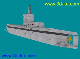 3D打印模型二战系列 max格式德国潜艇U-Boat Type XXIII的图片
