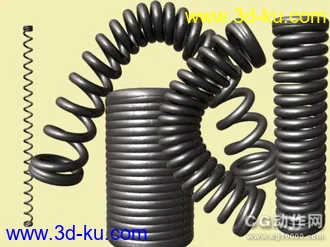 3D打印模型maya弹簧绑定的图片