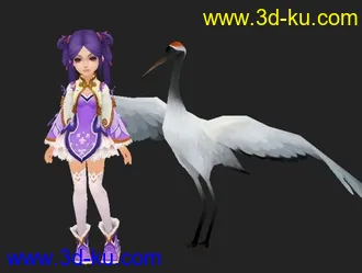 3D打印模型一个新游戏的新手角色的图片