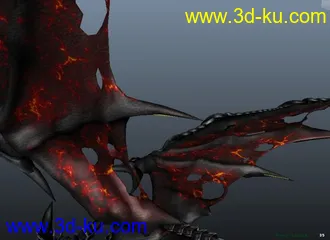 3D打印模型高仿大灾变巨龙——已绑定的图片