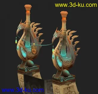 3D打印模型新游戏的一套场景01的图片