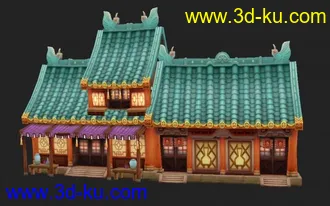 3D打印模型新游戏的一套场景01的图片