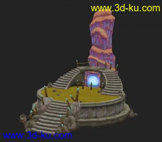3D打印模型新游戏的一套场景01的图片