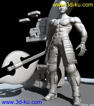 3D打印模型斧头佬的图片