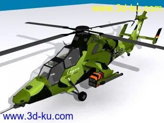 3D打印模型欧洲武直-虎（德国陆战）max格式的图片