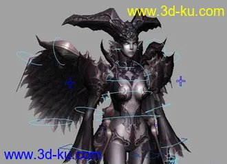 经典的天堂2女BOSS模型，有全套贴图哦！的图片