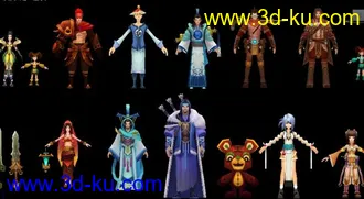 3D打印模型《鹿鼎记》------------史无前例的N个角色大合集的图片