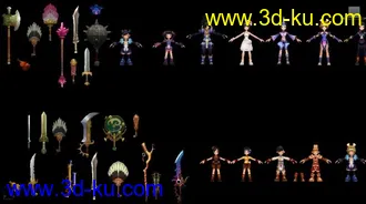 3D打印模型《鹿鼎记》------------史无前例的N个角色大合集的图片