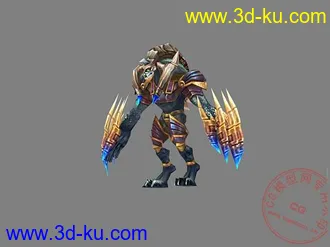 3D打印模型5个都是网龙圣战的模形的图片