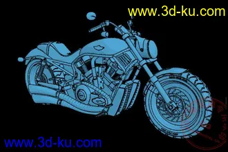 3D打印模型两辆motor的图片