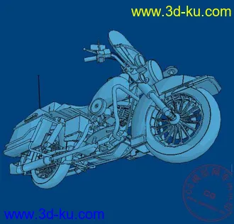 3D打印模型两辆motor的图片