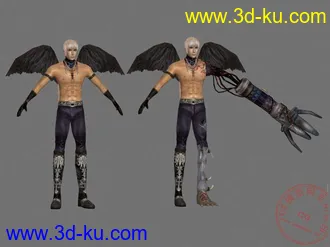 3D打印模型完全原创翅膀人一只的图片