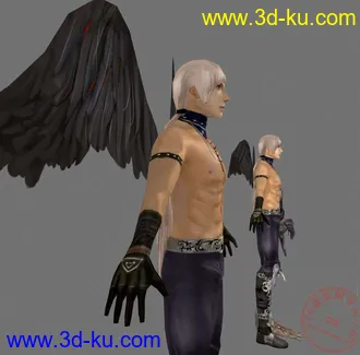 3D打印模型完全原创翅膀人一只的图片
