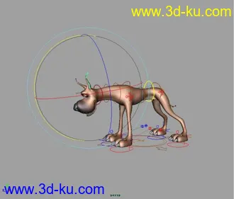 3D打印模型哮天犬的亲戚的图片