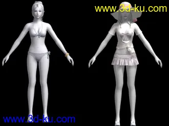 3D打印模型永恒之塔夏日清凉泳装（求加分）的图片