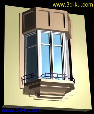 3D打印模型欧式窗的图片