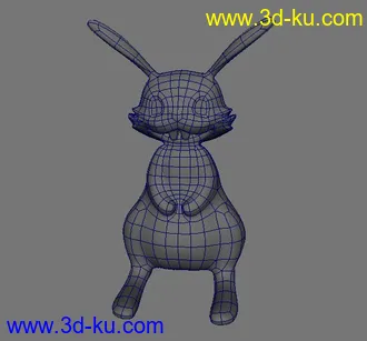 3D打印模型以前做的一只兔八哥，嘿嘿的图片