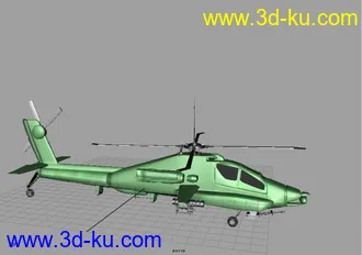 3D打印模型战斗型直升机的图片