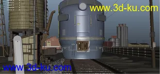 3D打印模型dizzy火车场景(精细）的图片