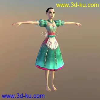 3D打印模型爱丽丝疯狂回归，再发六套半服装…………的图片