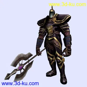 3D打印模型一个战士的图片