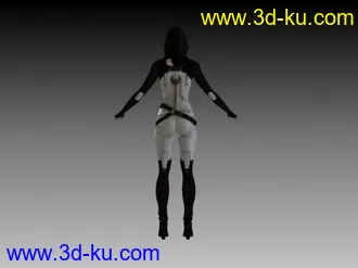 3D打印模型质量效应2 米兰达 带骨骼绑定的图片